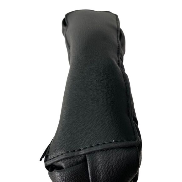 L.A Express Y2K Vibe Woven Padded Shoulder Bag in Black Size Small - Picture 7 of 11